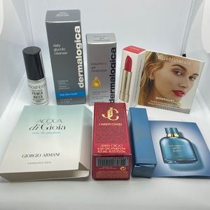 Prestige skin care, make up, and Fragrance travel size lot